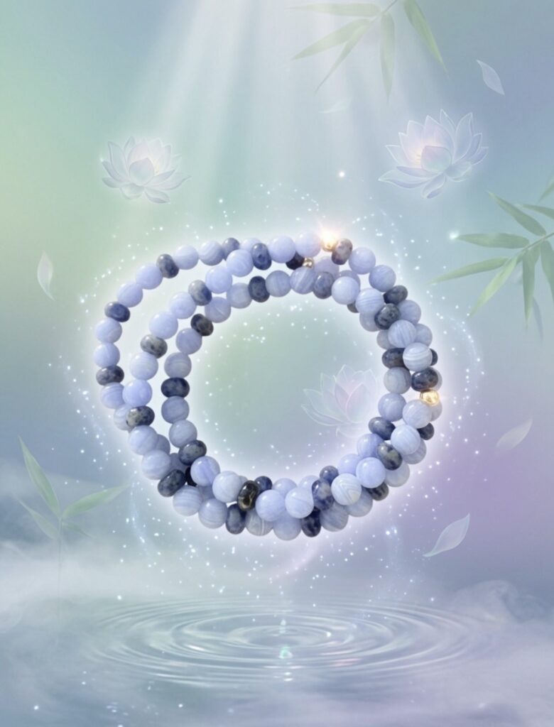 Pulsera ágata hecha a mano
