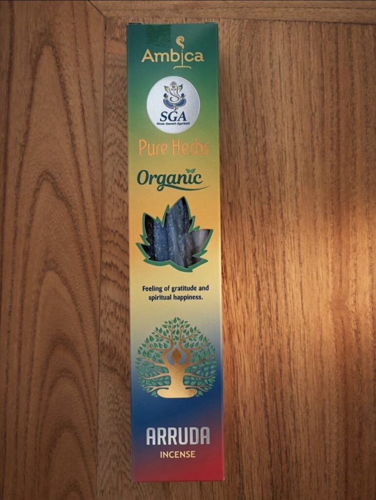 incienso Arruda (Ambica Pure Herbs Organic)
